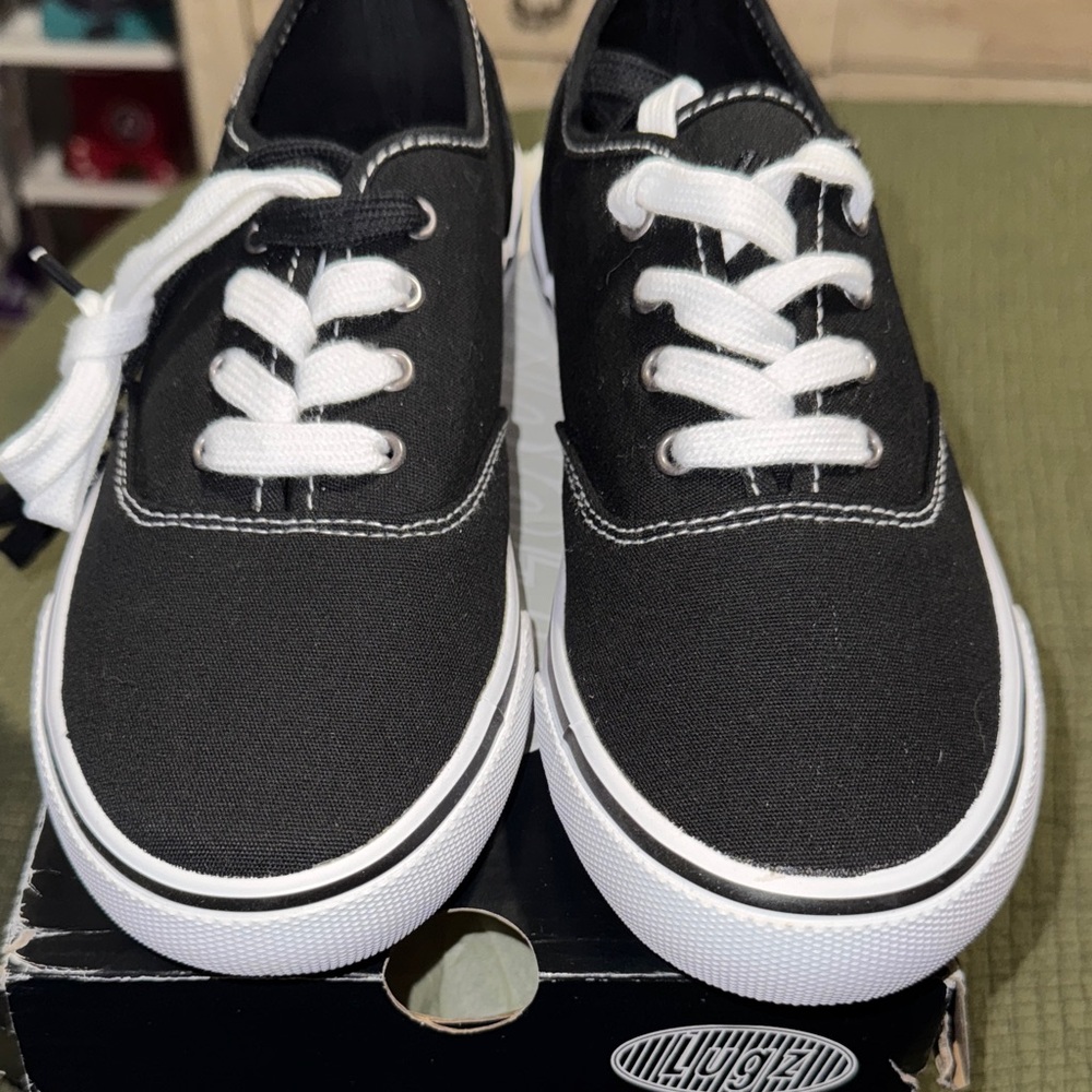 Lugz Black Canvas Sneakers